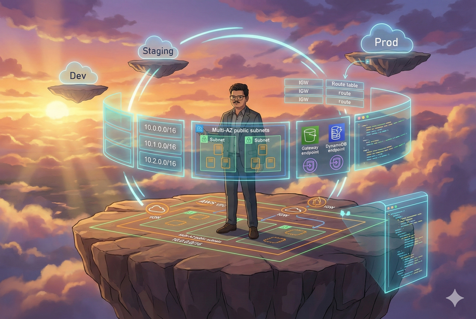 Designing a Production-Ready Multi-Environment AWS VPC Foundation with CDK & TypeScript